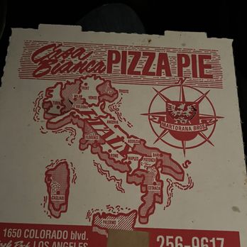 Casa Bianca Pizza Pie - The takeout box for my pizza. - Pizza Near Me - Los Angeles, California Casa Bianca Pizza Pie - The takeout box for my pizza. - Pizza Near Me - Los Angeles, California