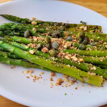 Industry Kitchen - Grilled asparagus - American Near Me - New York, New York Industry Kitchen - Grilled asparagus - American Near Me - New York, New York