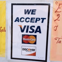 Sal's Pupuseria - They accept visa MasterCard and discover