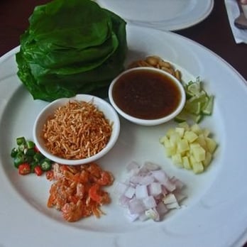 Faidang Thai Restaurant - Miang Kum ( - $7.95), a simple, but wonderful appetizer. Photo by Kirk K. - Restaurants Near Me - Santee, California