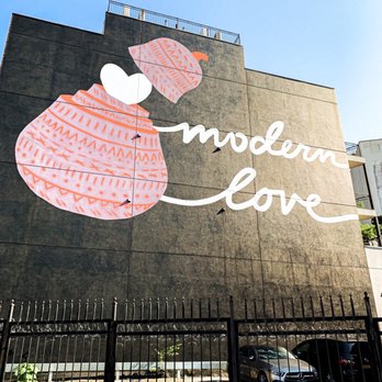 Modern Love Brooklyn - a mural on the side of a building - Vegan Near Me - Brooklyn, New York Modern Love Brooklyn - a mural on the side of a building - Vegan Near Me - Brooklyn, New York