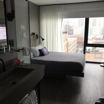 Moxy Chicago Downtown - Room, very small - Hotels Near Me - Chicago, Illinois Moxy Chicago Downtown - Room, very small - Hotels Near Me - Chicago, Illinois