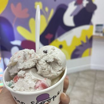 Ben Scoops - halo halo and pistachio on the bottom - Ice Cream & Frozen Yogurt Near Me - Torrance, California