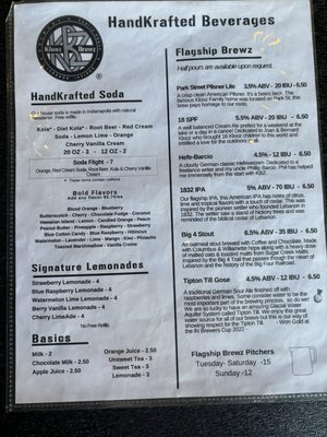 Menu photo 3 Klooz Brewz Lebanon, IN