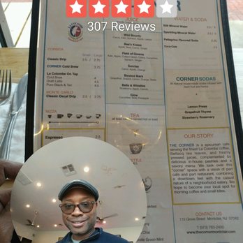 The Corner - The menu was a little confusing but the waiter clarified. - Cafes Near Me - Montclair, New Jersey