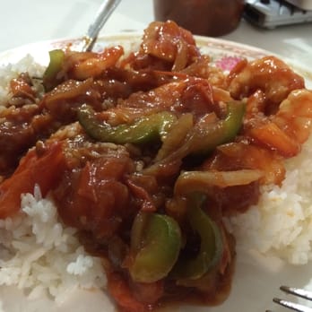 Jesse's Coffee Shop - WTF is this?! I ordered Shrimp Sarciado for take out and went home to find that they gave me this. WRONG ORDER, Disappointing! - Bakeries Near Me - Honolulu, Hawaii