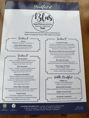 Menu photo 1 Blas Donegal, DL