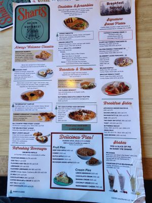 Menu photo 1 Shari's Cafe and Pies Moses Lake, WA Menu photo 1 Shari's Cafe and Pies Moses Lake, WA