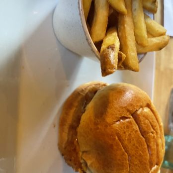 The Farmhouse - Battered Halloumi "Burger" - Pubs Near Me - Horley, SRY The Farmhouse - Battered Halloumi "Burger" - Pubs Near Me - Horley, SRY