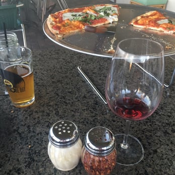 Slice 19 - Margherita pizza with Dogish 60 and a Chianti - Pizza Near Me - Henderson, Nevada Slice 19 - Margherita pizza with Dogish 60 and a Chianti - Pizza Near Me - Henderson, Nevada