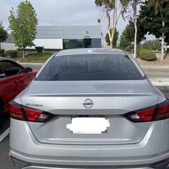 Speedy Auto Tint Oceanside - Before - bubbles throughout entire back window tint - Car Window Tinting Near Me - Oceanside, California Speedy Auto Tint Oceanside - Before - bubbles throughout entire back window tint - Car Window Tinting Near Me - Oceanside, California