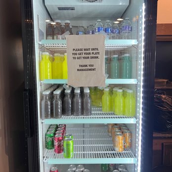 Let's Eat Soul Food - a refrigerator full of drinks - Soul Food Near Me - Durham, North Carolina Let's Eat Soul Food - a refrigerator full of drinks - Soul Food Near Me - Durham, North Carolina
