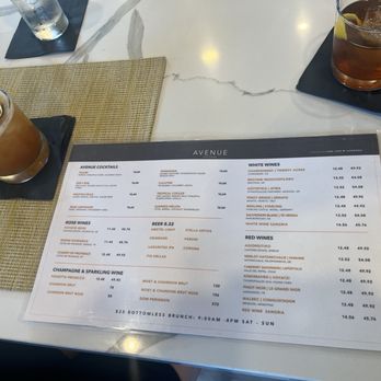 Avenue Restobar - Menu - Breakfast & Brunch Near Me - Astoria, New York