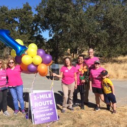 Nurse Next Door - Nurse Next Door cheering walkers at the 1 mile marker at the Walk to End Alzheimer's Disease 10/1/16