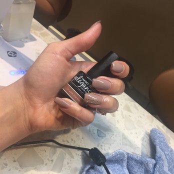 Bella Mia Nails & Spa - First time doing a darker nude. I love it!! Thank you Kim! Nail color: Tammy Taylor- I'm with the band. - Nail Salons Near Me - Las Vegas, Nevada