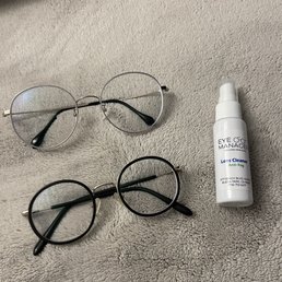 The nose padding broke off (below glasses) and they repaired it easily and for free. They provide a lens cleaner for free too! The nose padding broke off (below glasses) and they repaired it easily and for free. They provide a lens cleaner for free too!