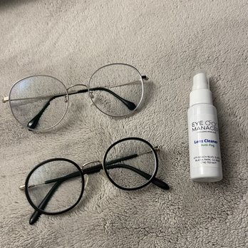 Eye Manager - The nose padding broke off (below glasses) and they repaired it easily and for free. They provide a lens cleaner for free too! - Optometrists Near Me - Buena Park, California Eye Manager - The nose padding broke off (below glasses) and they repaired it easily and for free. They provide a lens cleaner for free too! - Optometrists Near Me - Buena Park, California