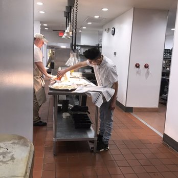 The Library Kitchen & Bar - View from kitchen table as the chefs meticulously prepared the dishes. - Desserts Near Me - Sapphire, North Carolina The Library Kitchen & Bar - View from kitchen table as the chefs meticulously prepared the dishes. - Desserts Near Me - Sapphire, North Carolina