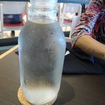 Ruscello at Nordstrom - You get a jar of chilled water for refills-nice idea. - Mediterranean Near Me - Honolulu, Hawaii Ruscello at Nordstrom - You get a jar of chilled water for refills-nice idea. - Mediterranean Near Me - Honolulu, Hawaii