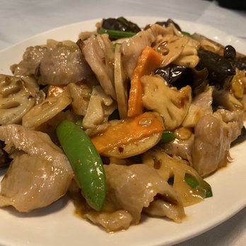 Mr Chuan - Pork jowl with lotus root and black fungus. - Chinese Near Me - Montreal, Quebec