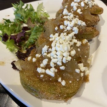 Local Goat - Fried Green Tomatoes - New American Near Me - Pigeon Forge, Tennessee Local Goat - Fried Green Tomatoes - New American Near Me - Pigeon Forge, Tennessee