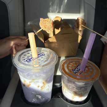 Quickly - Taro Milk Tea & popcorn chicken - Bubble Tea Near Me - Pleasanton, California Quickly - Taro Milk Tea & popcorn chicken - Bubble Tea Near Me - Pleasanton, California
