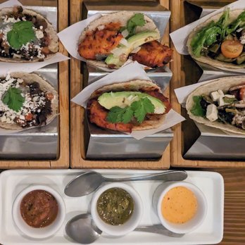 Pan di Bacco - Hibiscus Taco ($6), Pastor Pineapple Taco ($5), Caprese Taco ($5) - Italian Near Me - Cabo San Lucas, BCS Pan di Bacco - Hibiscus Taco ($6), Pastor Pineapple Taco ($5), Caprese Taco ($5) - Italian Near Me - Cabo San Lucas, BCS