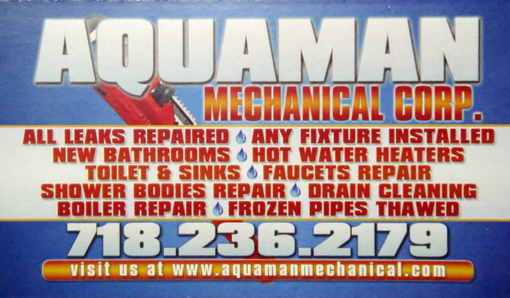 Slide of Aquaman Plumbing & Heating