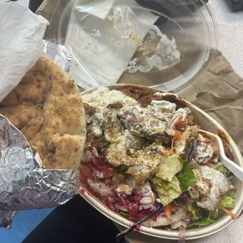 Shawarma Mia - My Chicken Shawarma Bowl that was delivered to my job! - Turkish Near Me - Brooklyn, New York