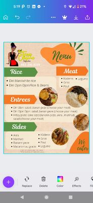Menu photo 1 Ticas Cuisine Haines City, FL