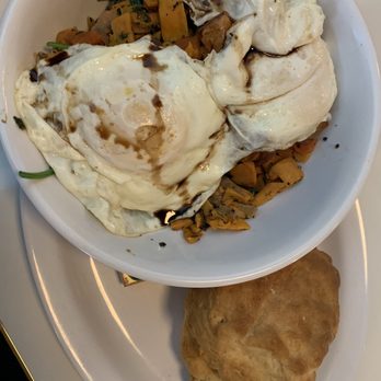 Sawyer & Co - Vegetable Hash with Biscuit - Diners Near Me - Austin, Texas Sawyer & Co - Vegetable Hash with Biscuit - Diners Near Me - Austin, Texas