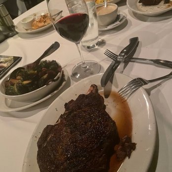 Morton's The Steakhouse - Bone in Grilled 9 oz Ribeye Steak - Steakhouses Near Me - Burbank, California Morton's The Steakhouse - Bone in Grilled 9 oz Ribeye Steak - Steakhouses Near Me - Burbank, California