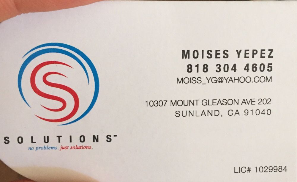Slide of Moises Yepez - Solutions