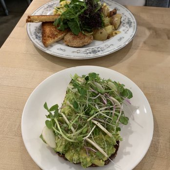 Native Fields - Avocado toast (8) & smoked salmon plate (14) - New American Near Me - Walnut, California Native Fields - Avocado toast (8) & smoked salmon plate (14) - New American Near Me - Walnut, California