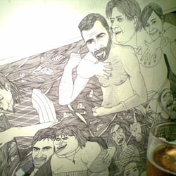 Magnifique fresque murale