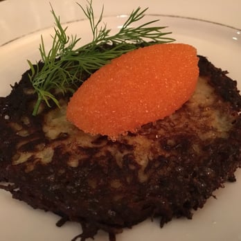 Olympen - Their Kalix roe on potato pancake is worth every cent! - Bars Near Me - Oslo, 03 Olympen - Their Kalix roe on potato pancake is worth every cent! - Bars Near Me - Oslo, 03