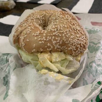 Bagel Bob's - Egg salad on bagel - Delis Near Me - Houston, Texas Bagel Bob's - Egg salad on bagel - Delis Near Me - Houston, Texas