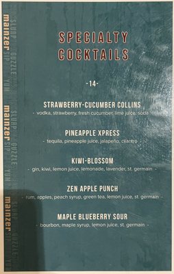 Menu photo 7 The Mainzer Merced, CA