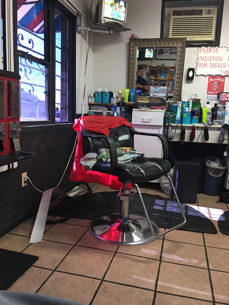 Martha's Barber Shop Logo