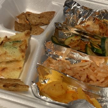 Korean Garden - a tray of food in a styrofoam container - Korean Near Me - Fountain, Colorado Korean Garden - a tray of food in a styrofoam container - Korean Near Me - Fountain, Colorado