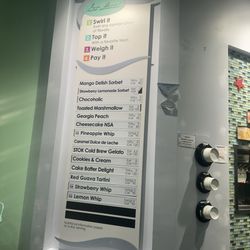 Yogurtini - Menu