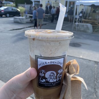 Hole In One - Pumpkin spice cream cold brew ! - Donuts Near Me - Eastham, Massachusetts Hole In One - Pumpkin spice cream cold brew ! - Donuts Near Me - Eastham, Massachusetts