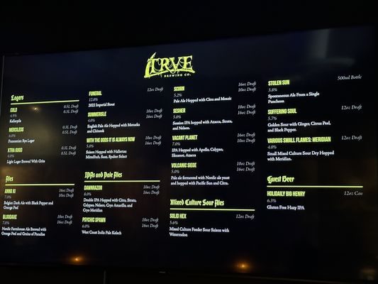 Menu photo 3 TRVE Brewing Denver, CO Menu photo 3 TRVE Brewing Denver, CO