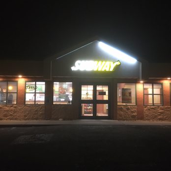 Subway - the entrance of a subway restaurant at night - Sandwiches Near Me - Airway Heights, Washington Subway - the entrance of a subway restaurant at night - Sandwiches Near Me - Airway Heights, Washington