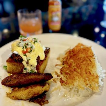 The High Hat - Cornbread Benedict - Pancakes Near Me - Saint Paul, Minnesota The High Hat - Cornbread Benedict - Pancakes Near Me - Saint Paul, Minnesota