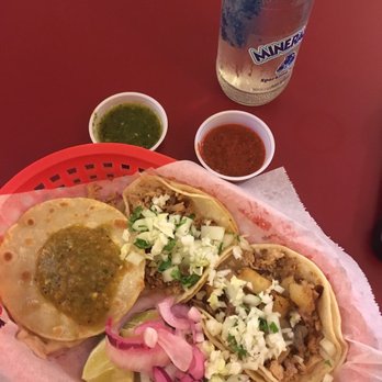 Kiss Pollos Estilo Sinaloa - Flip taco, chicken tacos and a Papa Taco - Mexican Near Me - Phoenix, Arizona