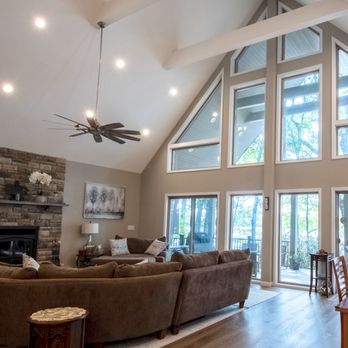 Martell Builders - The floor to ceiling windows in this home maximize the view and natural light to add to the luxe feel of the home! - General Contractors Near Me - Sparrow Bush, New York