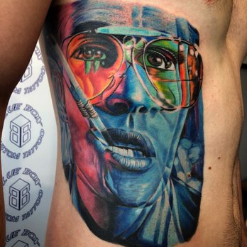 Blue Box Custom Tattoo - By Drew_govan_tattoo - Tattoo Near Me - Dunfermline, FIF Blue Box Custom Tattoo - By Drew_govan_tattoo - Tattoo Near Me - Dunfermline, FIF