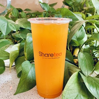 Sharetea - Mango Mango and Passion Fruit Green Tea - Coffee & Tea Near Me - San Francisco, California Sharetea - Mango Mango and Passion Fruit Green Tea - Coffee & Tea Near Me - San Francisco, California