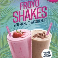 Menchie's Frozen Yogurt - We now can do shakes, come make your own blends.